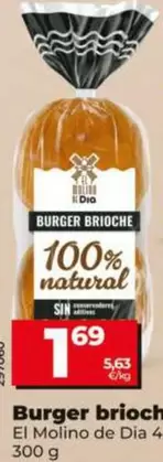 El Molino De Dia - Burger Brioche