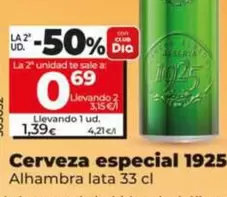 Alhambra - Cerveza Especial 1925 