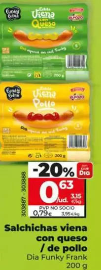 Dia Funky Frank - Salchichas Viena Con Queso 