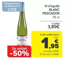 Blanc pescador - Vi D'Agulla