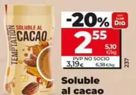 Dia Temptation - Soluble Al Cacao