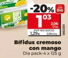 Dia - Bífidus Cremoso Con Mango 