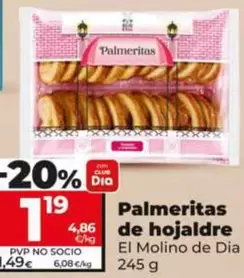 El Molino De Dia - Palmeritas De Hojaldre