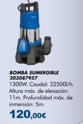 Bomba Sumergible 1300W