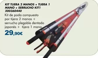 Kit Tijera 2 Manos + Tijera 1 Mano + Serrucho Kit 1