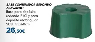 Base Contenedor Redondo