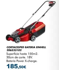 Einhell - Cortacesped Bateria