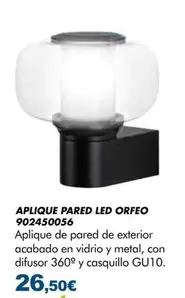 Orfeo - Aplique Pared Led 