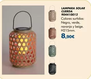 Lampara  Cuerda Solar 904410012