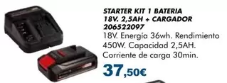 Starter Kit 1 Bateria 18V 2,5AH + Cargador
