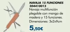 Navaja 15 Funciones