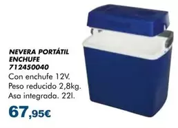 Nevera Portátil Enchufe
