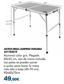 Aktive-Mesa Camping Plegable