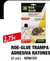 Roe-Glue - Trampa Adhesiva Ratones