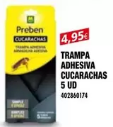Adhesiva Cucarachas 5 Ud