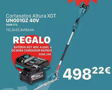 Makita - Cortasetos Altura XGT UN001GZ 40V