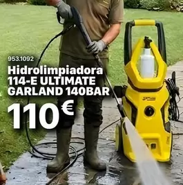 Ultimate - Hidrolimpiadora 114-E Ultimate Garland 140BAR