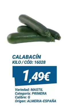 origen - Calabacin