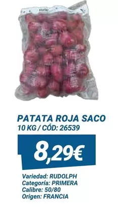 origen - Patata Roja Saco