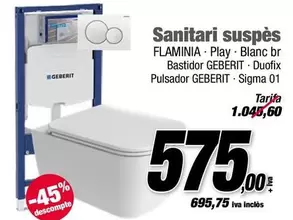 Geberit - Sanitari Suspes
