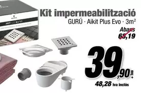 evo - Kit Impermeabilitzacio