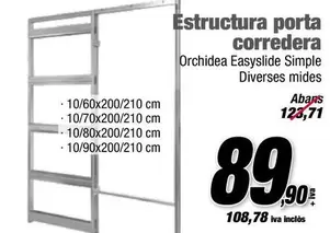 Estructura Porta Corredera
