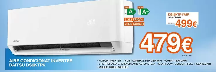 Daitsu - Aire Condicionat Inverter DS9KTP6