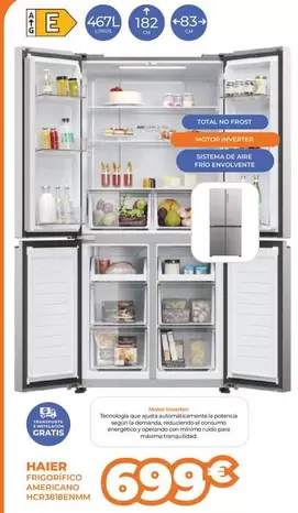 Haier - Frigorífico Americano