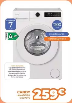 Candy - Lavadora GD27575