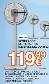 Taurus - Ventilador De Pie  Ice Brise Dlcd944692