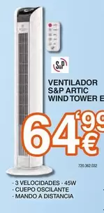 S&P - Ventilador  Artic Wind Tower