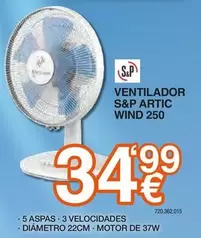 S&P - Ventilador S&p Artic Wind 250