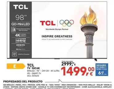 TCL - TV 98C6K