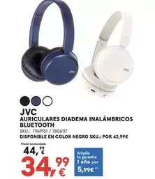 JVC - Auriculares Diadema Inalámbricos Bluetooth