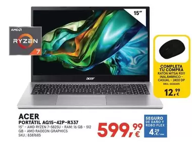 Acer - Portátil AG15-42P-R337