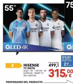 Hisense - TV 55E7Q