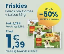 Purina - Friskies Perros Mix Carnes Y Salsas