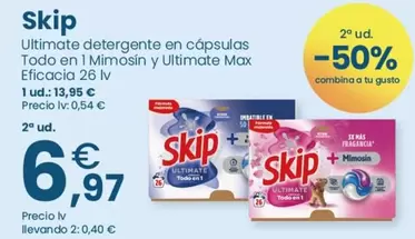 Skip - Ultimate Detergente En Cápsulas