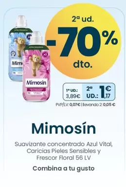 Mimosín - Suavizante Concentrado Azul Vital