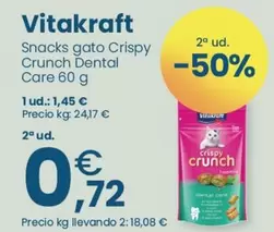Vitakraft - Snacks Gato Crispy Crunch Dental Care