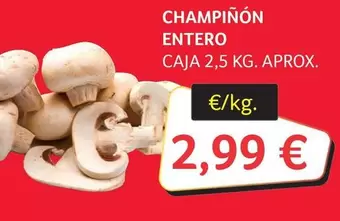 Champiñón Entero