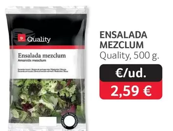 Quality - Ensalada Mezclum