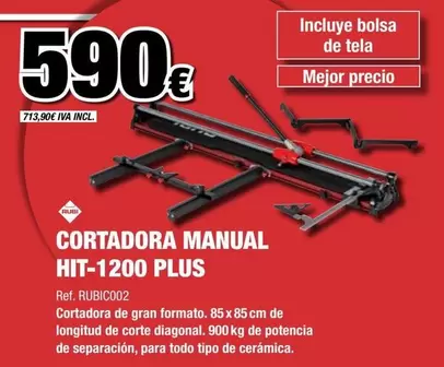 Cortadora Manual HIT-1200 Plus