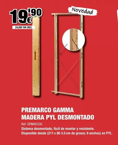 Grup Gamma - Premarco Madera Pyl Desmontado