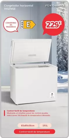 Hisense - Congelador Horizontal