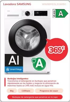 Samsung - Lavadora