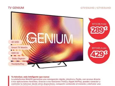 Genium - Tv GTV55UHD / GTC65UHD