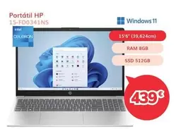 HP - Portátil 15-FD0341NS