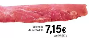 Solomillo De Cerdo Kilo