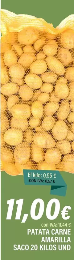 Patata Carne Amarilla